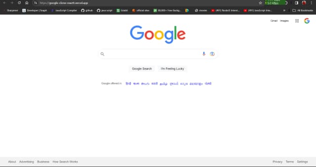 Google Search Clone